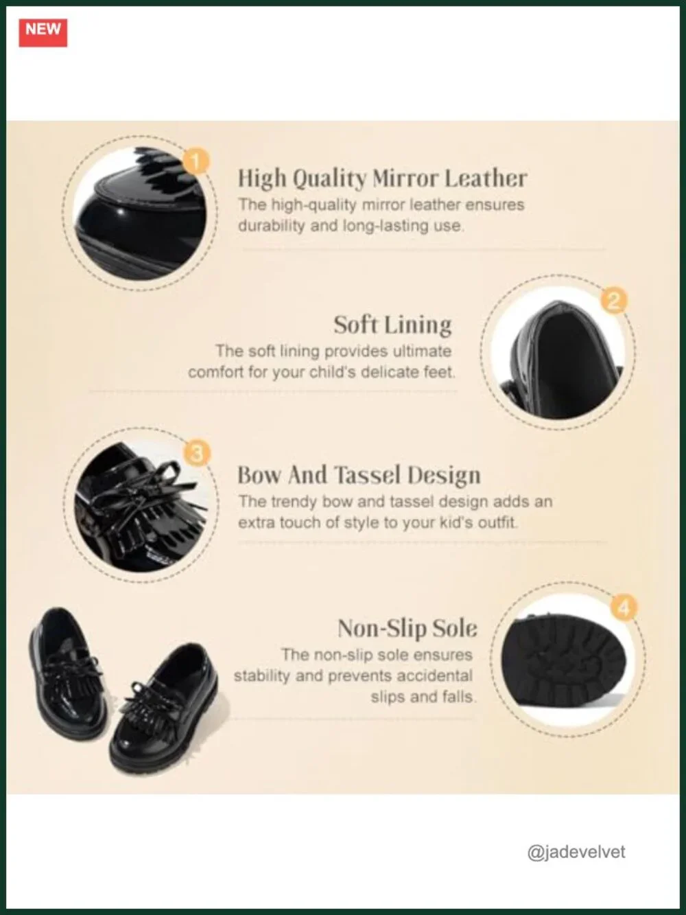 Toddler Lace-Up Oxford Dress Shoes for School Uniforms